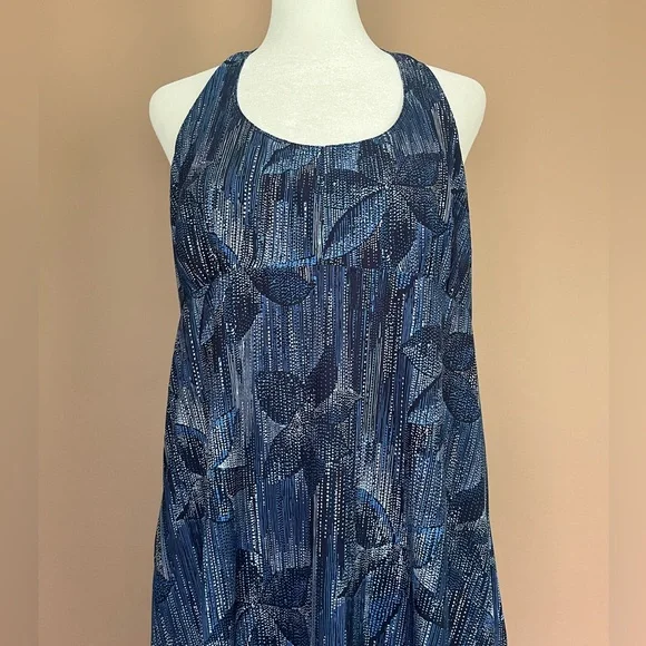 {Columbia} PFG Halter Activewear Dress in Blue - Womens Large - Picture 2 of 11